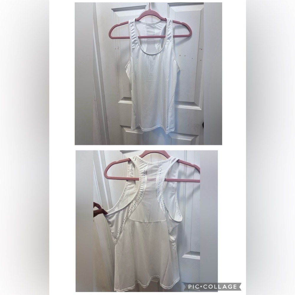 NWOT Shape Women’s Reflective Workout Tank - White - Sz Medium